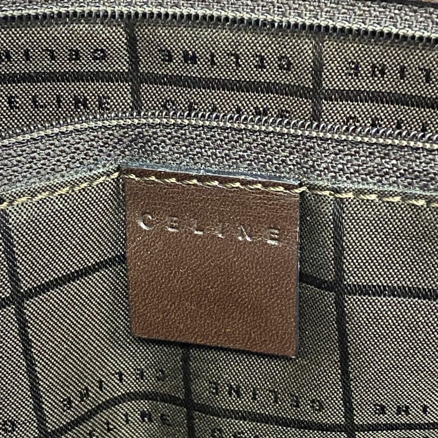 Celine Handbag C Macadam Canvas Brown