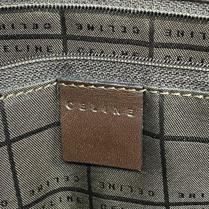 Celine Handbag C Macadam Canvas Brown