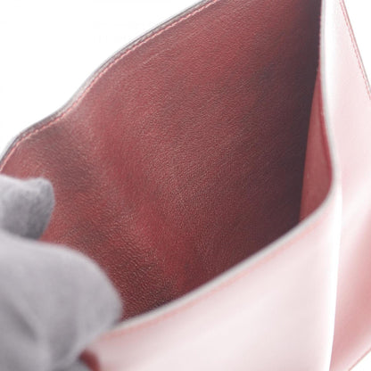 Hermes Herms Long Billfold Wallet In Box Calf Leather