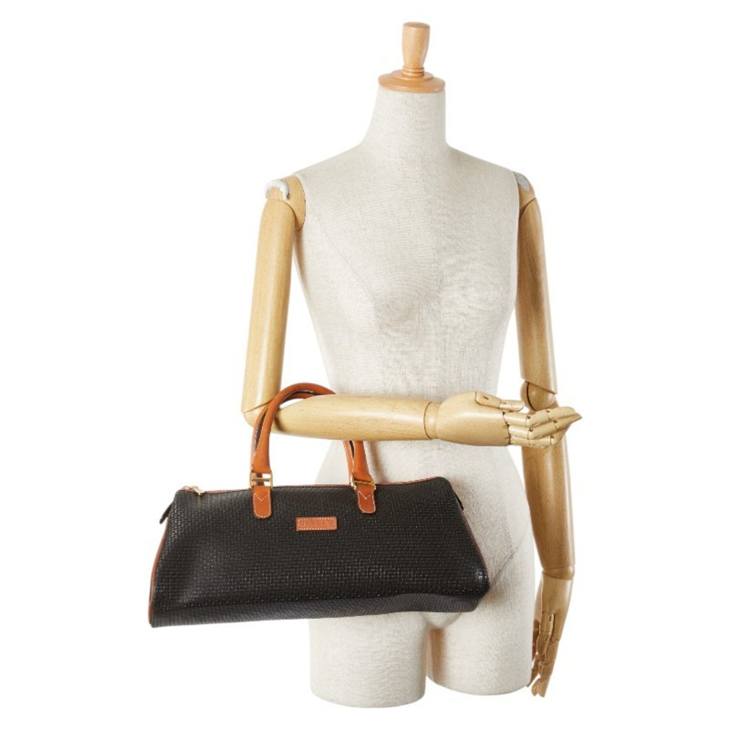 Bally Logo Handbag In Brown Leather