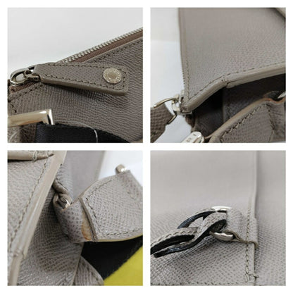 Bvlgari Bulgari Shoulder Bag Man 37629 Greige Leather