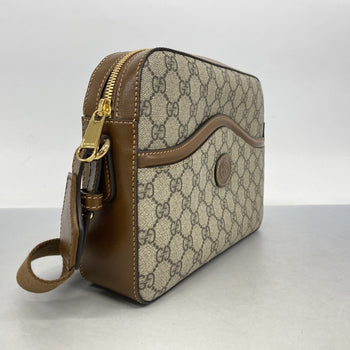 Gucci Gg Supreme Shoulder Bag 675891 Brown