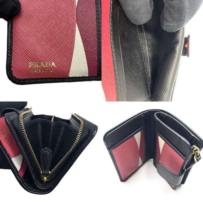 Prada Bi-Fold Wallet 1Ml018 Saffiano Leather