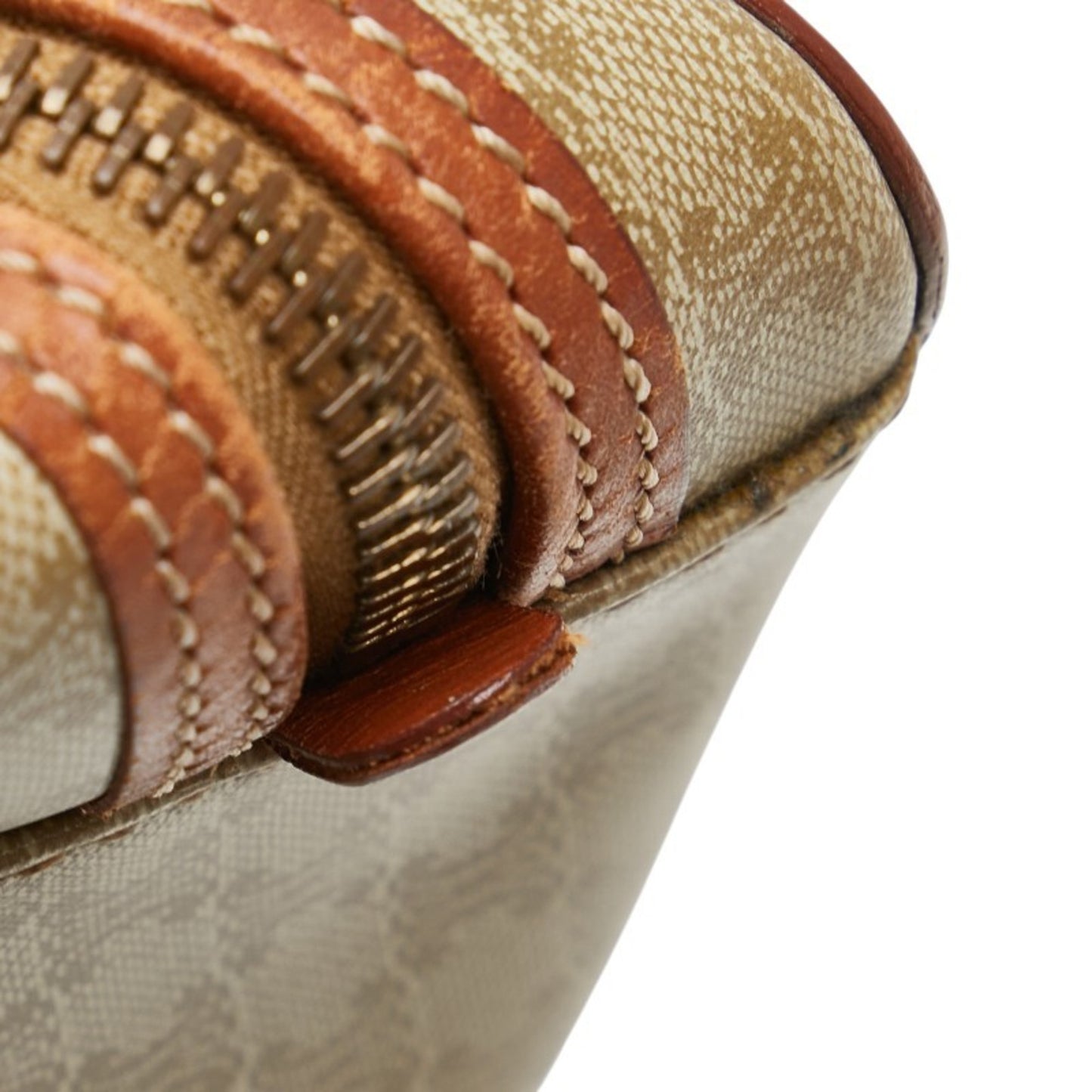 Celine Macadam Vanity Bag In Beige