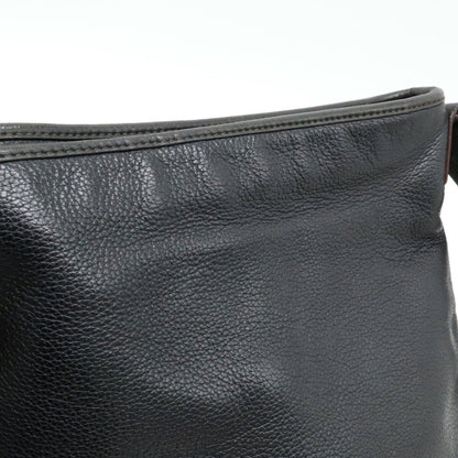 Loewe Anagram Shoulder Bag Leather Black 323.26.B30