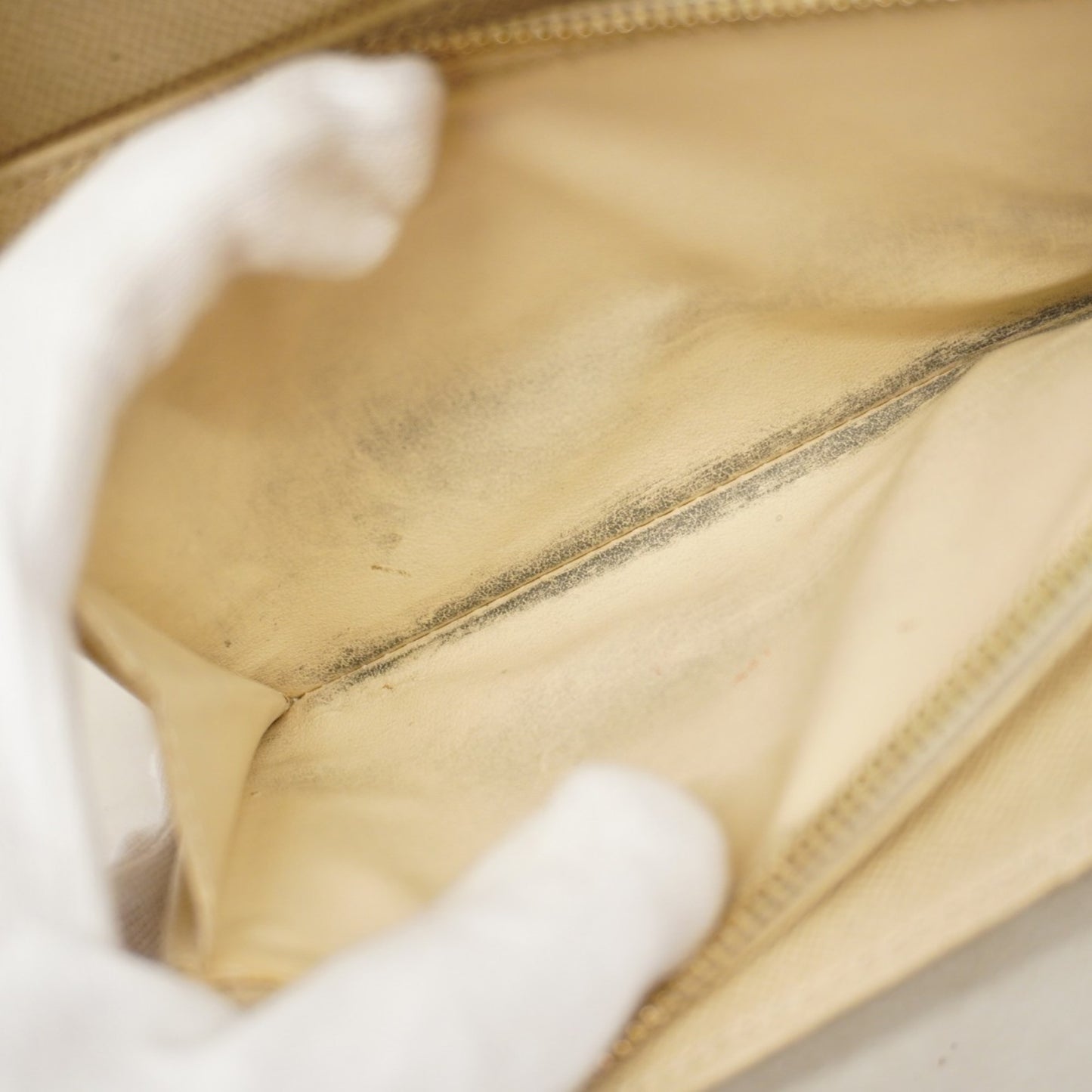 Louis Vuitton Damier Azur Portefeuille Sarah Long Wallet N61735 White