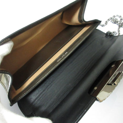 Sergio Rossi Borse Hard Clutch Chain Shoulder Bag