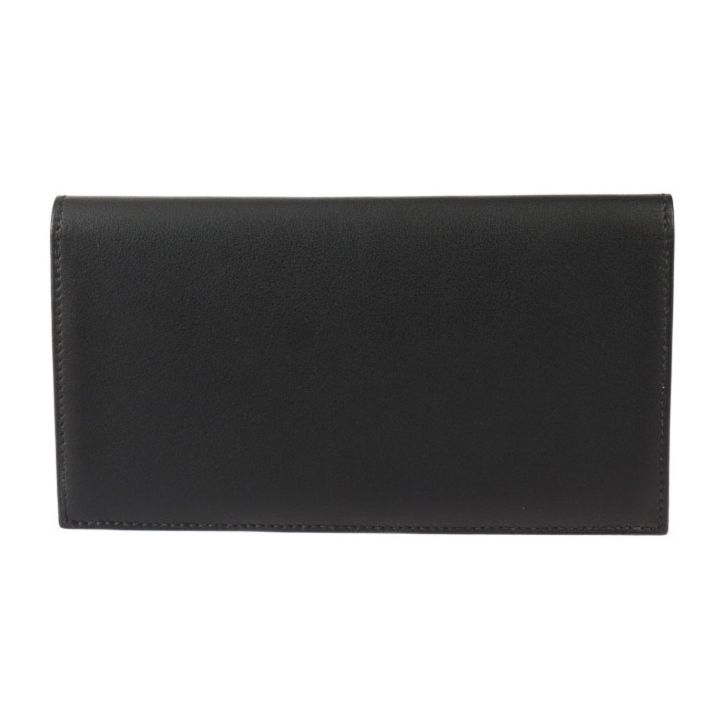 Hermes Citizen Twill Long Wallet - Swift Leather Black Bi-Fold D Engraved 2427063007153R1
