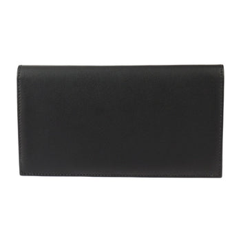 Hermes Citizen Twill Long Wallet - Swift Leather Black Bi-Fold D Engraved 2427063007153R1