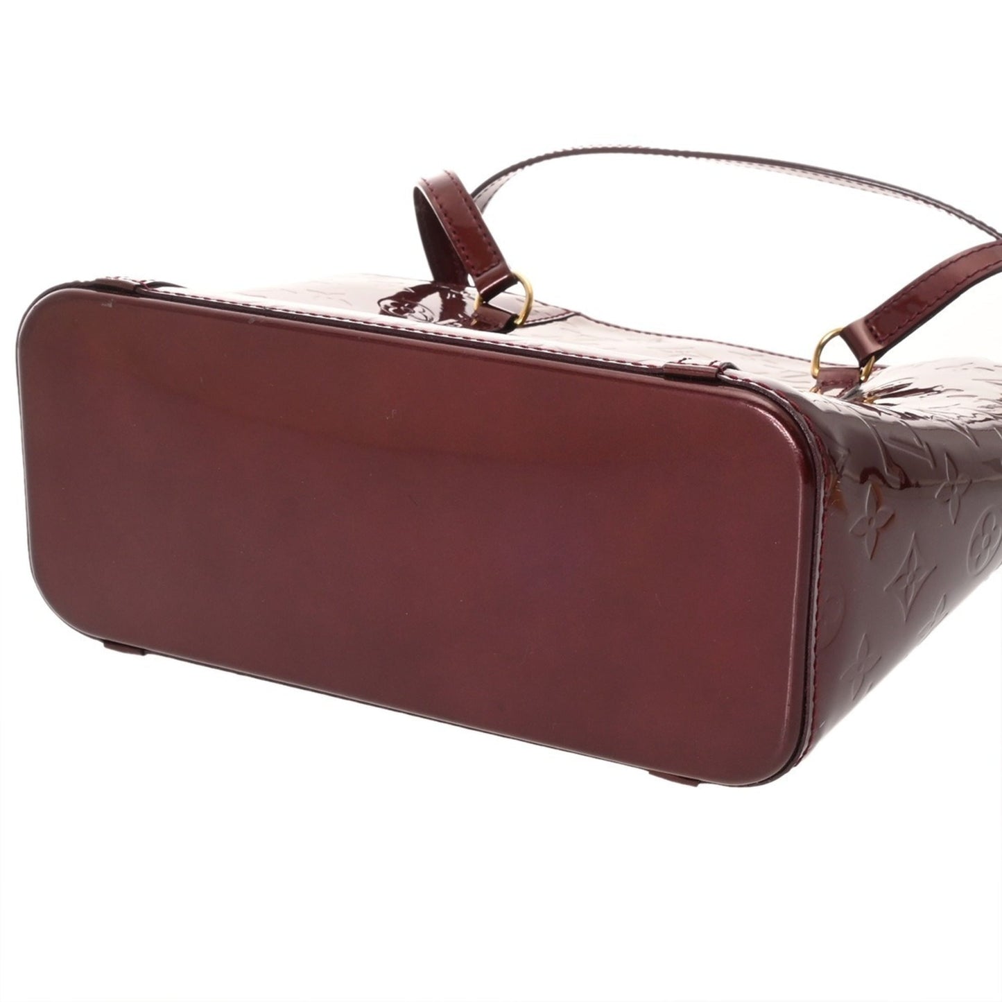 Louis Vuitton Monogram Vernis Avalon Mm Rouge Fauvist M91744 Women'S Handbag