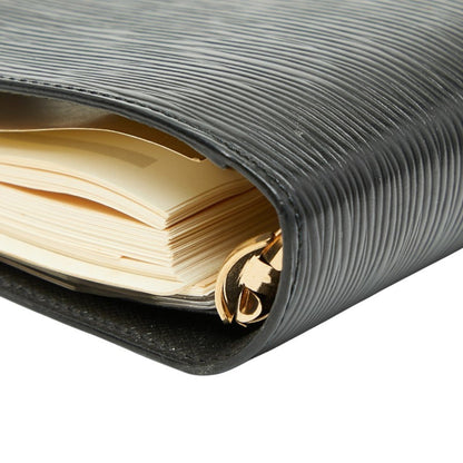 Louis Vuitton Epi Agenda Mm Notebook Cover R20202 Noir Black Leather