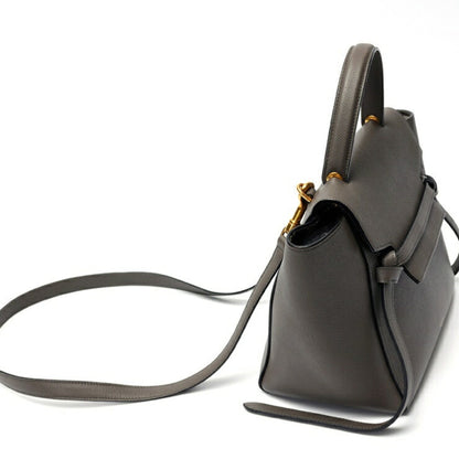 Celine Belt Bag Micro 189153Zva.10Dc 18015 Grained Calfskin Grey S-158435