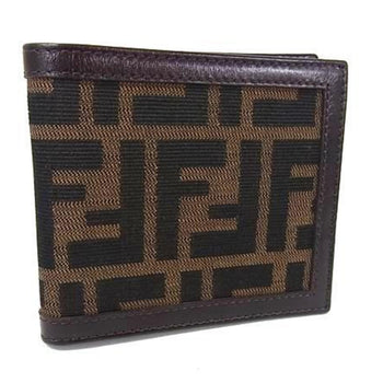 Fendi Zucca Wallet 230930789 099 Brown Leather