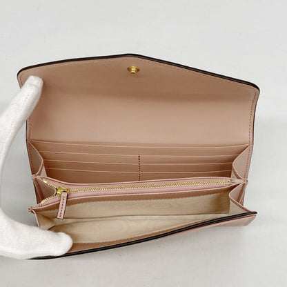 Gucci Jumbo Gg Long Wallet 772791 Leather Pink