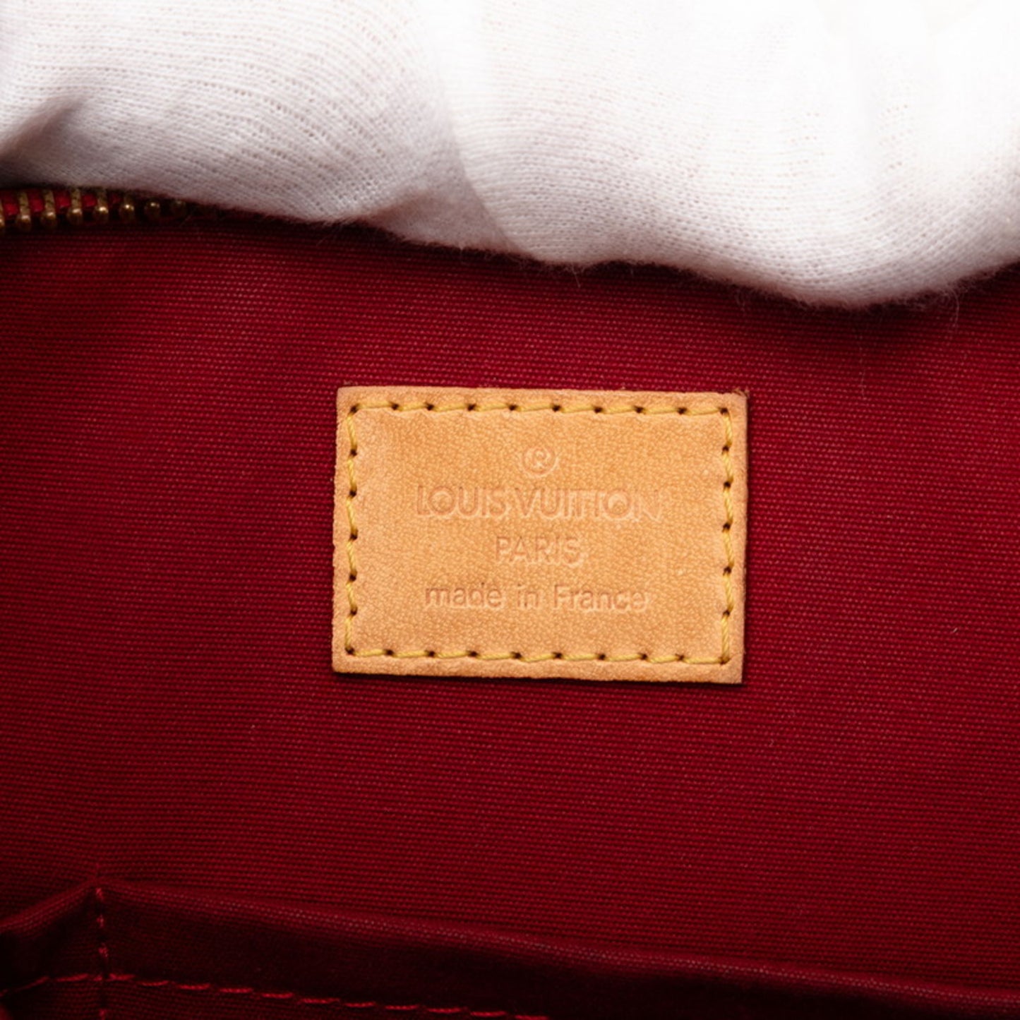 Louis Vuitton Monogram Vernis Bellevue Pm Handbag M93583 Pomme D'Amour Red Patent Leather