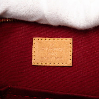 Louis Vuitton Monogram Vernis Bellevue Pm Handbag M93583 Pomme D'Amour Red Patent Leather