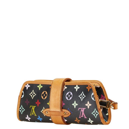 Louis Vuitton Monogram Multicolore Shirley Shoulder Bag M40050 In Black