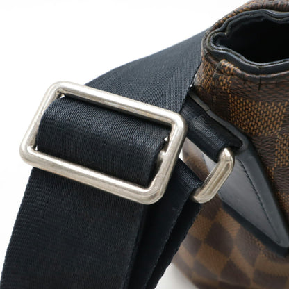 Louis Vuitton Damier Sprinter Mm Shoulder Bag Brown Navy N41254