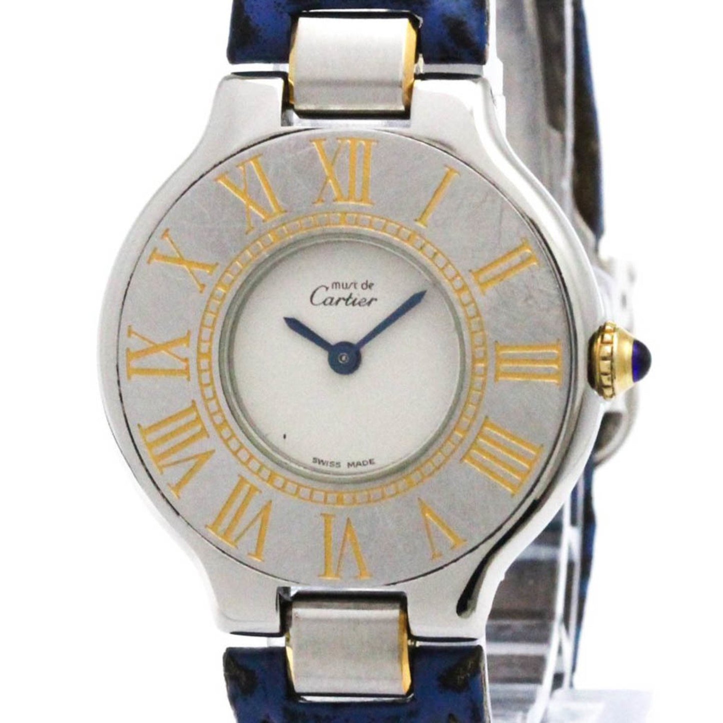 Cartier Must 21 Gold Plated Steel Quartz