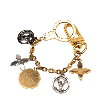 Louis Vuitton Chain Blossom Dream Charm Keychain Bag M00356 Gold