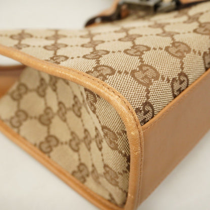 Gucci Gg Canvas Jackie Handbag 01721 Brown