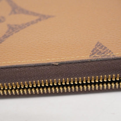 Louis Vuitton Monogram Giant Reverse Zippy Wallet M69353 Brown
