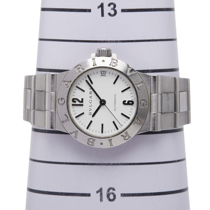 Bvlgari Diagono Sport Watch Lcv29S Automatic White Dial Stainless Steel