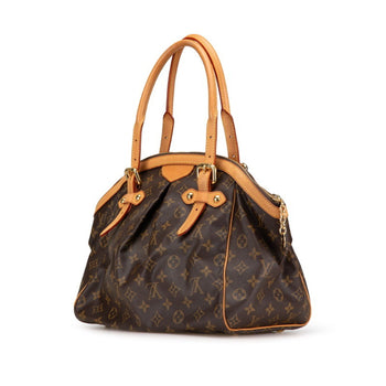 Louis Vuitton Monogram Tivoli Gm Shoulder Bag M40144 Brown Pvc Leather