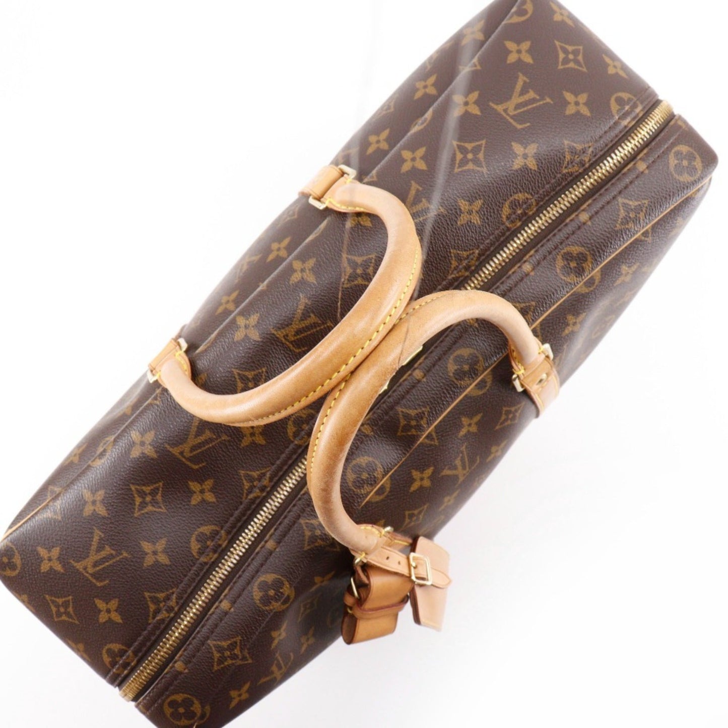 Louis Vuitton Sirius 45 Boston Bag M41408 Monogram Canvas 1999 Brown Sp1919 Double