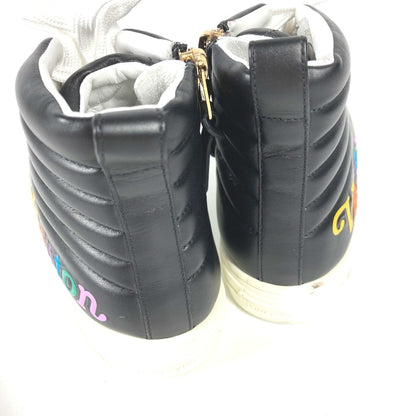 Louis Vuitton Rainbow Stellar Line High-Top Sneakers Cl0149 In Black Leather