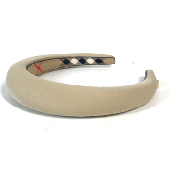 Burberry Burberry Checked Pattern On The Inside Tb Hair Headband Hairband Canvas