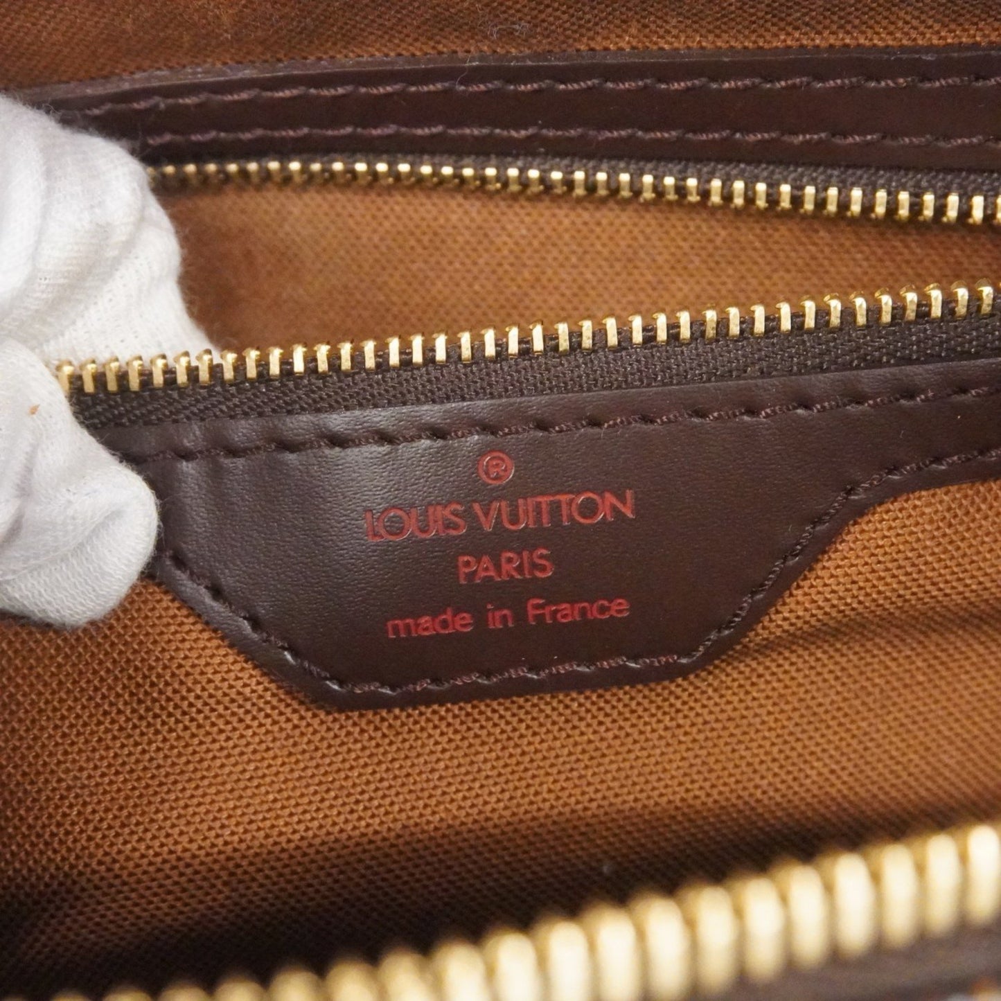 Louis Vuitton Boston Bag Damier Rivera Gm N41432 Ebene