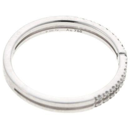Gucci Infinity Half Diamond Ring 18Kwg #09 A-158549