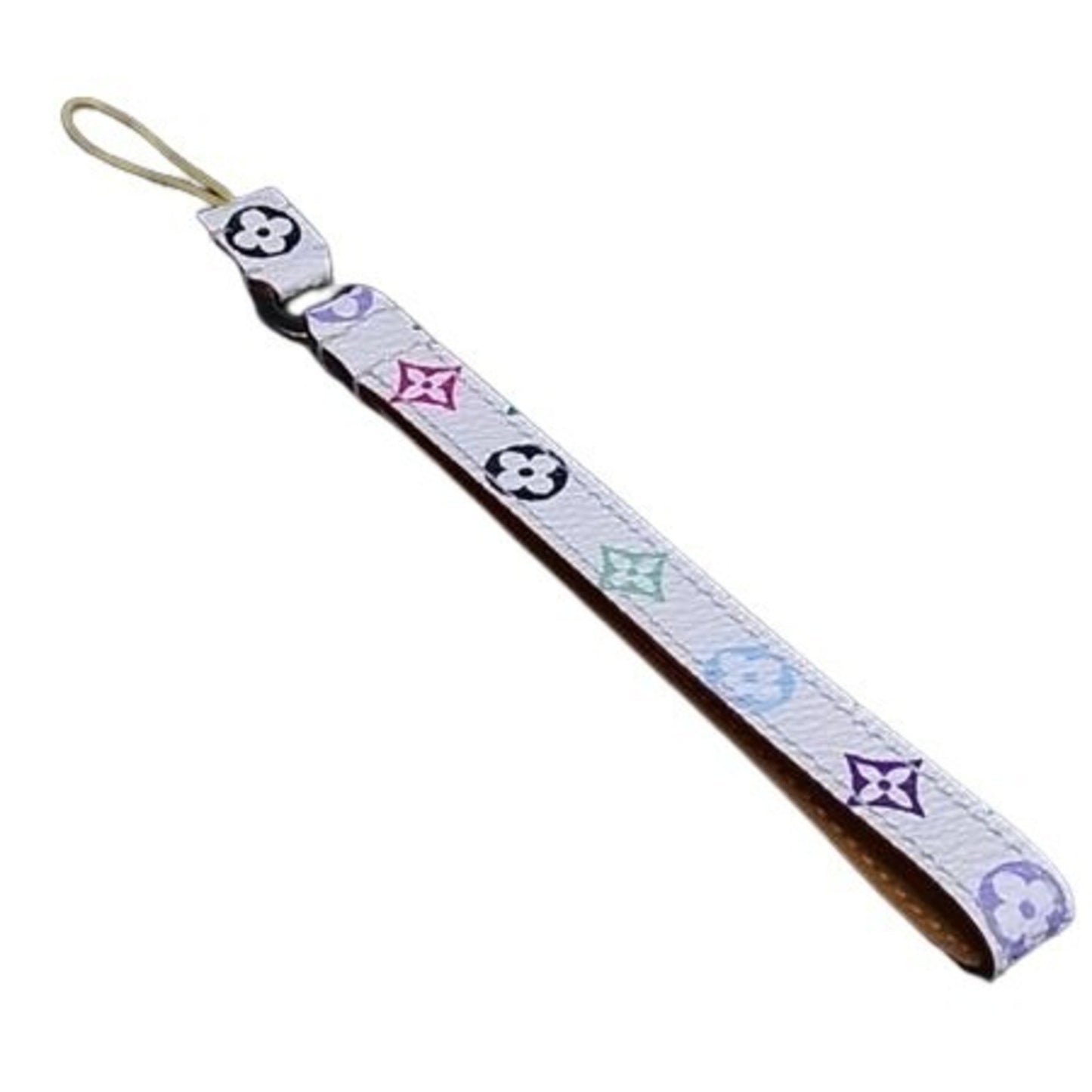 Louis Vuitton Dragonne Telephone Strap M92597 Monogram Multicolore Leather