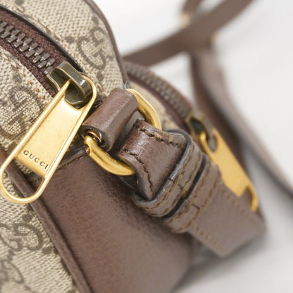 Gucci Ophidia Shoulder Bag 723312 Leather Brown