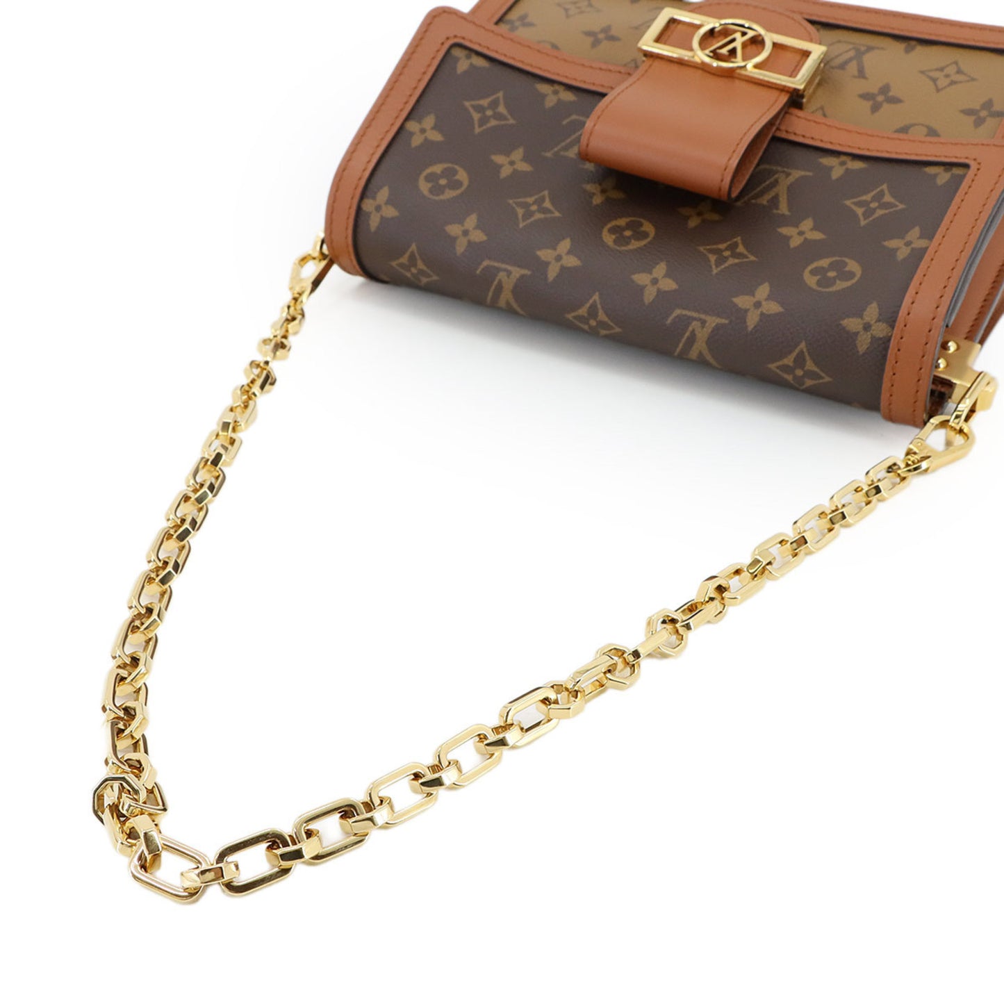 Louis Vuitton Monogram Reverse Dauphine Mm Shoulder Bag