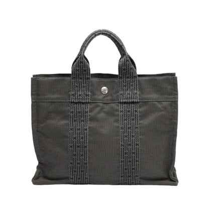 Hermes Handbag Air Line Canvas Grey