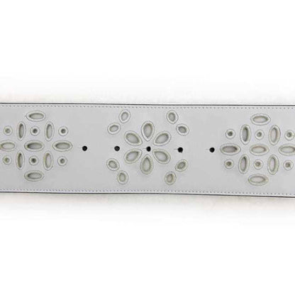 Valentino Garavani Belt F-24333 White Ww2T0S10Ytr Wide Leather