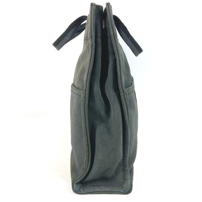 Hermes Herms Half Leather Foule Mm Tote Bag Handbag Canvas