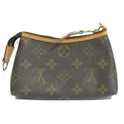 Louis Vuitton Louis Vuitton Mini Pochette Delightful Monogram Accessory Pouch M40309 Brown