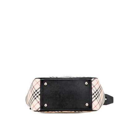 Burberry Nova Check Handbag In Beige