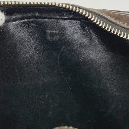 Salvatore Ferragamo Gancini Shoulder Bag In Brown Suede