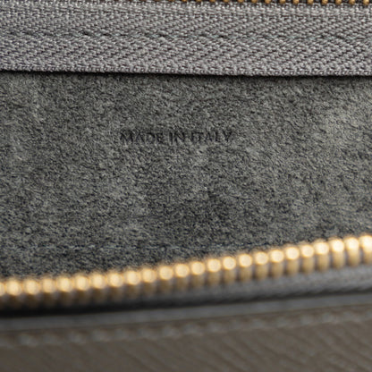 Celine Nano Belt Bag Handbag Shoulder S-Ai-1282 Grey Leather