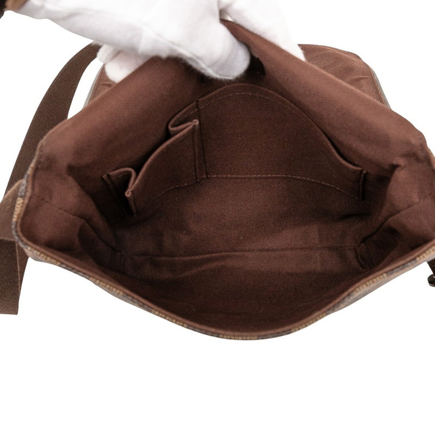 Louis Vuitton Damier Brooklyn Pm Crossbody Shoulder Bag N51210 Brown Leather