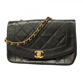 Chanel Diana Matelasse Chain Shoulder Bag In Lambskin