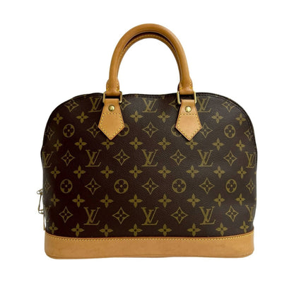 Louis Vuitton Vintage Alma Pm Monogram Leather Handbag/Mini Boston Bag