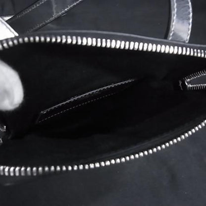 Salvatore Ferragamo Gancini Shoulder Bag Gg24 0311 Silver