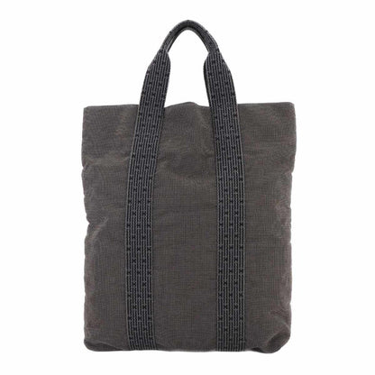 Hermes Herms Herline Cabas Tote Bag In Gray Canvas