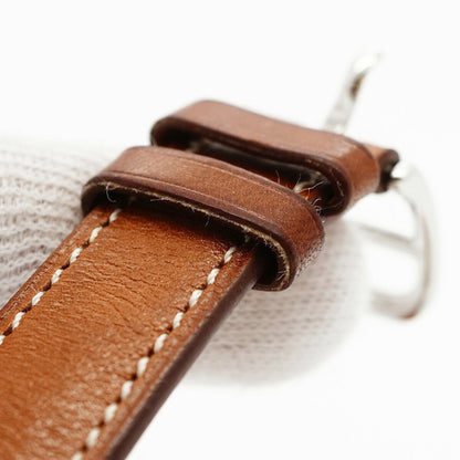 Herms Cape Cod Tonneau Ct1.710 White Dial Wristwatch