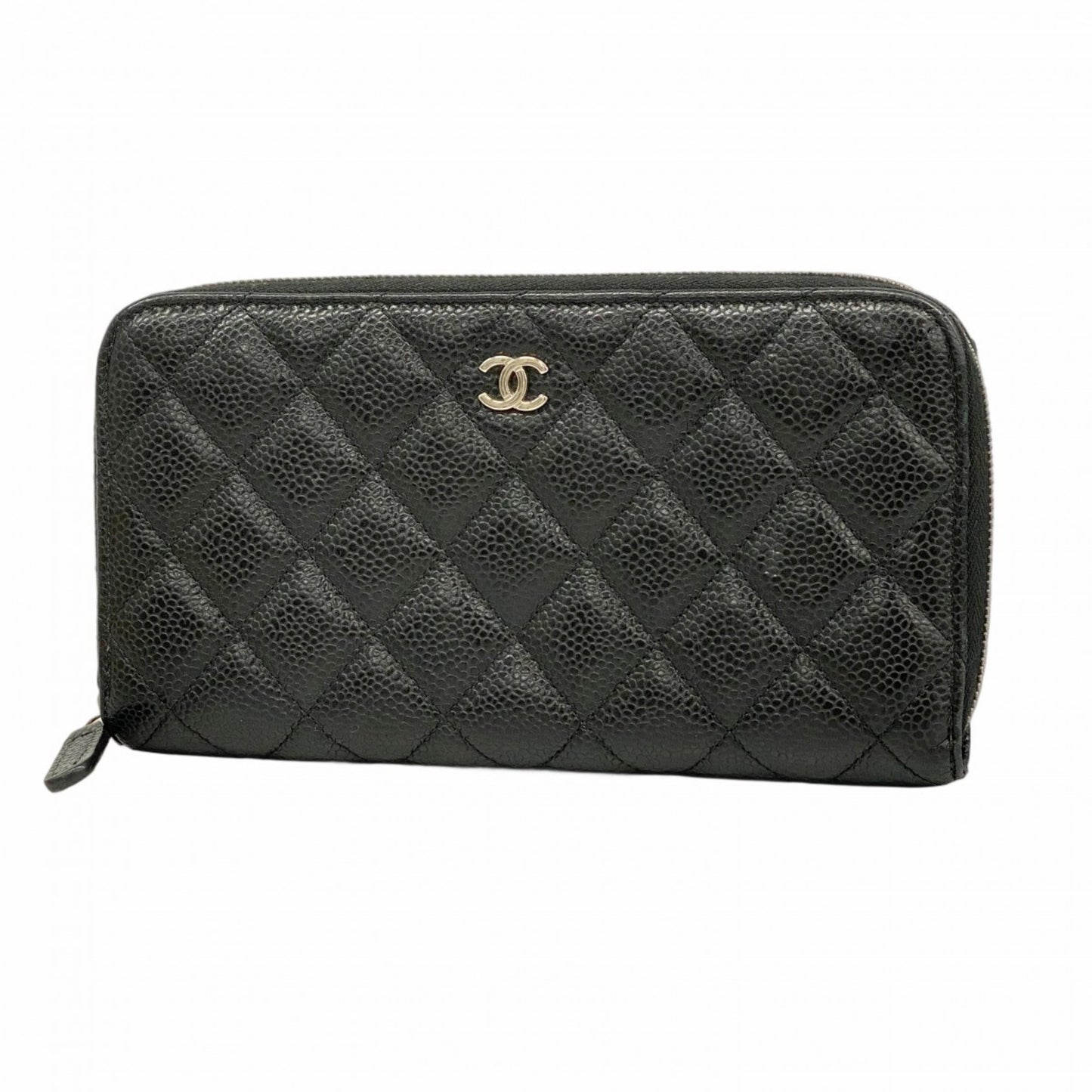 Chanel Matelasse Caviar Leather Long Wallet